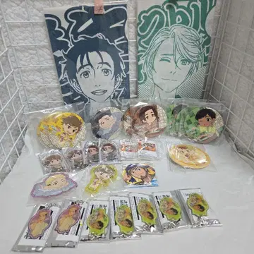 유리 온 아이스 대에도 온천 콜라보 수건 거울 키링