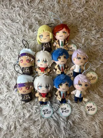 귀여운 봉제 인형 세트