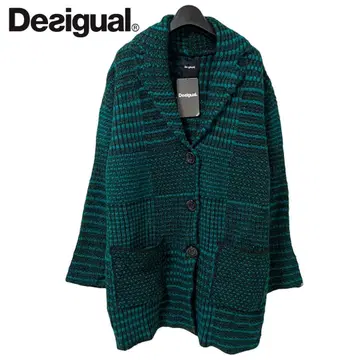 [미사용 택 포함] Desigual / 롱 니트 자켓 M c092