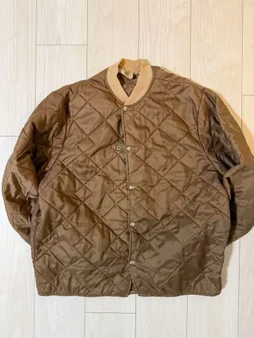 구제 의류 브라운 퀼팅 자켓