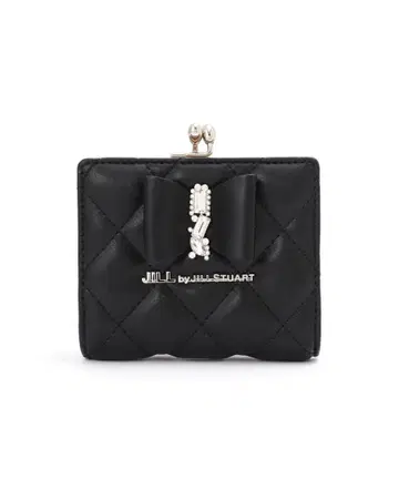 [ 12/25까지 가격 ] 질바이 RIBBON 퀼트 지갑 블랙