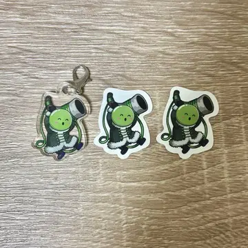 진지하게 야바시티 진심 야바 좀 아크릴 참 플레이크 씰