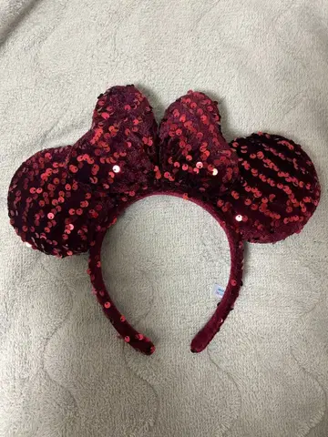 디즈니 머리띠 빨간색