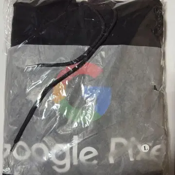 Google Pixel 후드티 L 사이즈 블랙 새상품