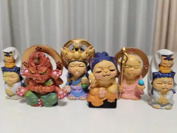 고양이 보살 피규어 6체 세트