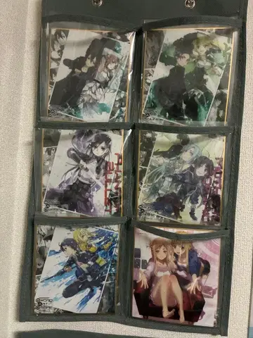 소드 아트 온라인 색지 6장 세트