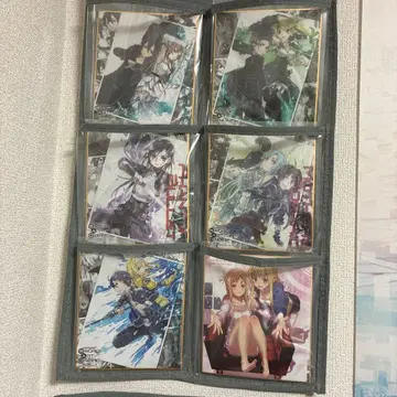 소드 아트 온라인 색지 6장 세트