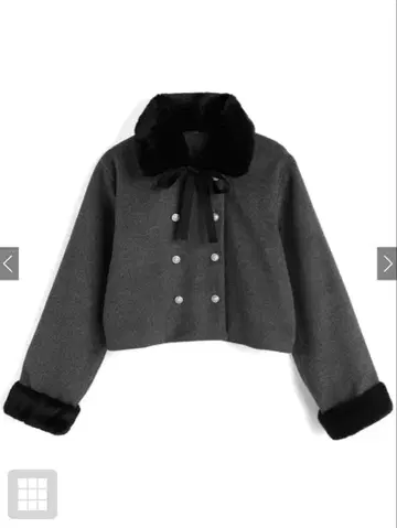 GRL 티펫 더블 버튼 자켓