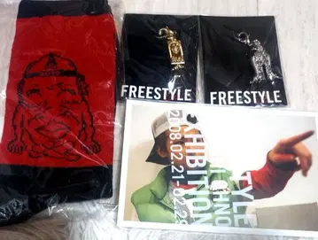 미사용 아라시 오노 사토시 프리스타일 가마돈 골드 마스크 엽서 세트