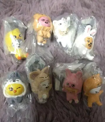집어서 이어 붙이는 마스코트 SKZOO 가챠 8종류 4개