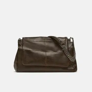 zara 가죽 숄더백