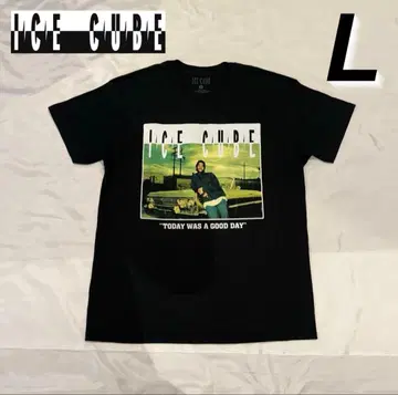 ICE CUBE 티셔츠 랩t 미사용 새상품 L 블랙 블랙 힙합