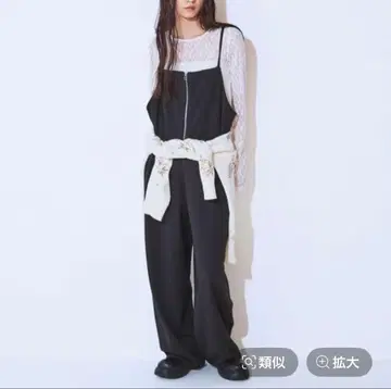 프론트 ZIP 이지 오버롤 지나시스 미사용 새상품 이번 시즌 신상