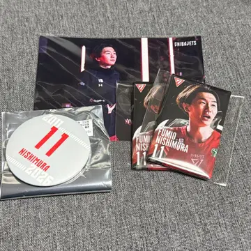 니시무라 후미오 11번 포토 카드 캔뱃지 세트