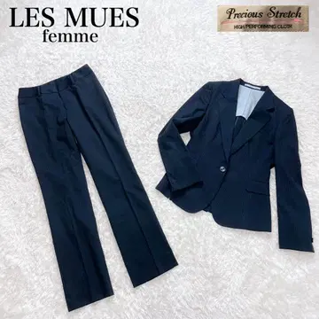 새상품급 레미유 아오키 팬츠 수트 셋업 스트레치