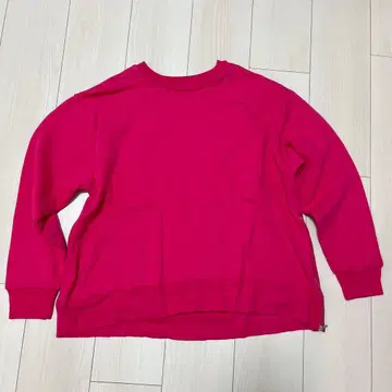 Ezick 핑크 트레이닝복 사이드 지퍼, 금속 장식 포함