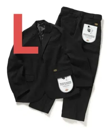 [새상품] L 사이즈 블랙 Dickies x TRIPSTER / SUIT