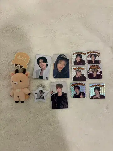RIIZE 트레이딩 카드 씰 봉제 인형 세트