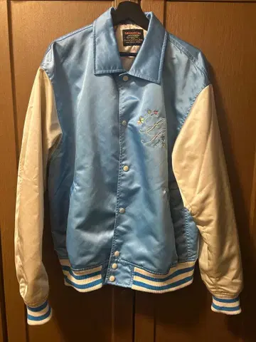 SKOOKUM monkey time 바시티 자켓 나일론 새틴