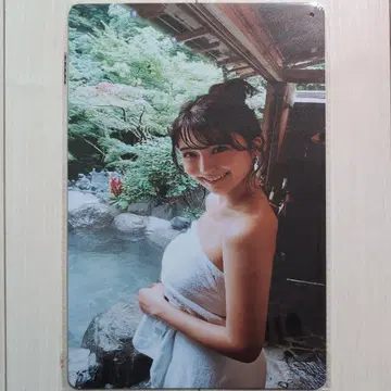 양철 간판 미녀