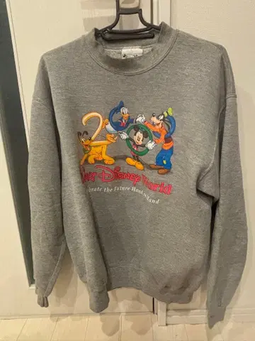 2000년 기념 올드 디즈니 USA제 구제 의류 미키 맨투맨