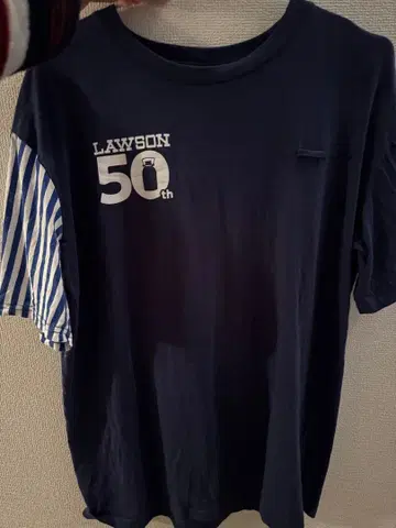 LAWSON 50th Anniversary T-Shirt L 네이비