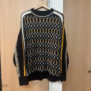 1회 착용 스나이델 snidel 긴팔 니트 스웨터