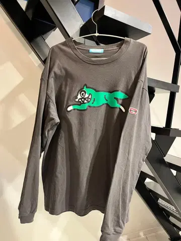 ICECREAM 아이스크림 티셔츠 긴팔 블랙 그레이 XL