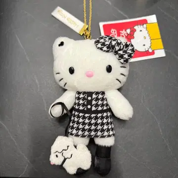 [ 헬로키티전 ] 한정판 산리오 키티 봉제 인형 키링