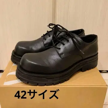 가격 인하 불가 ZARA 블랙 통굽 부츠 더비 슈즈 27cm