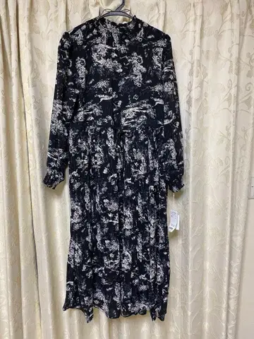 내추럴 미스트 클래스 미사용 플리츠 원피스