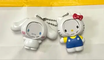 산리오 사진 프레임 마스코트 키티 시나몬 얼굴 끼우기