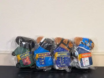 서러브레드 컬렉션 말 의류 코스튬 봉제 인형 4두 세트