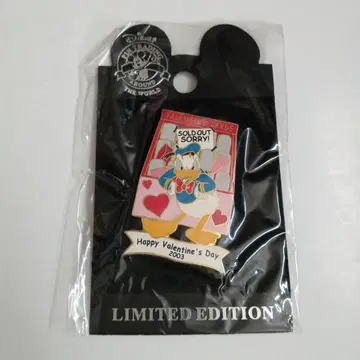 해외 디즈니 발렌타인 도날드 핀 배지