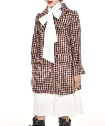 LA POMME PETIT 하운드투스 체크 자켓