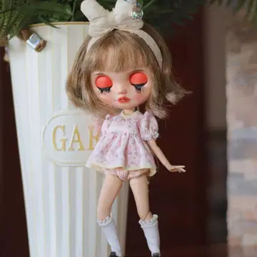 네오 브라이스 인형 핑크 드레스 4세트