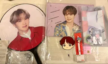 suga 윤기 부채 굿즈 묶음 판매