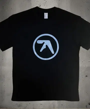 미착용 에이펙스 트윈 T셔츠 블랙 면 100% L 사이즈