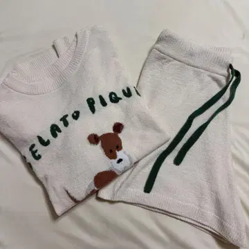 GELATO PIQUE 강아지 자수 룸웨어