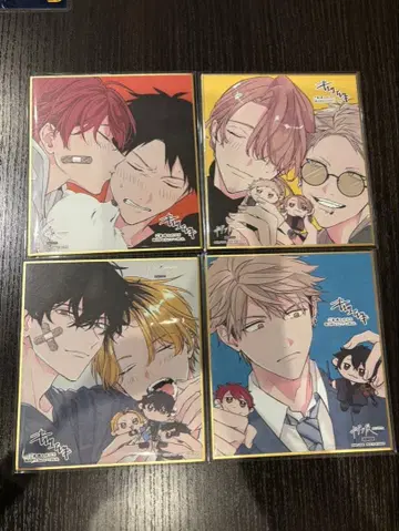 기븐전 입장 특전 새로 쓴 미니 색지 4종 컴플리트