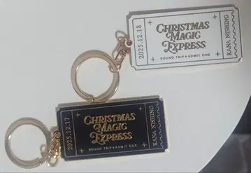 니시노 카나 크리스마스 라이브 티켓 키링 회장 한정판 카나얀