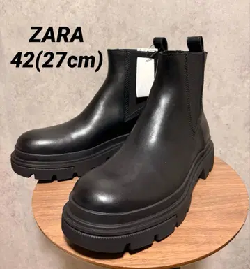 ZARA 자라 청키 첼시 부츠 42 27cm