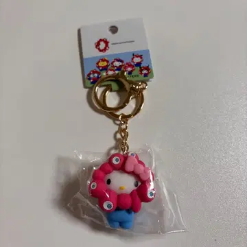 산리오 미야쿠미야쿠 변신 입체 마스코트 컬러 키링 헬로키티