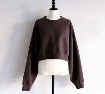 새상품 SeaRoomlynn VOLUME 맨투맨 숏 풀오버