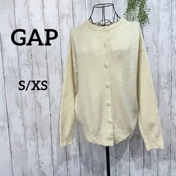 갭 가디건 XS/S 크루넥 심플 겉옷 아이보리