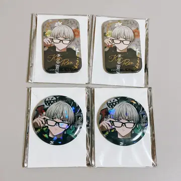 카지 렌 윈브레 마즐 안경 캔뱃지 스퀘어