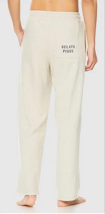 젤라또피케 옴 인레이 로고 롱 팬츠