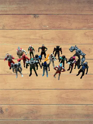 [ 미사용 새상품 & 레어템 ] 가면라이더 액션 피규어 세트!