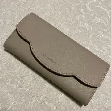 Bleu Bleuet 그레이 장지갑 약 20.1cm