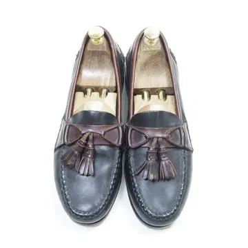 27cm 상당 존스턴 앤 머피 태슬 로퍼 블랙 x 브라운